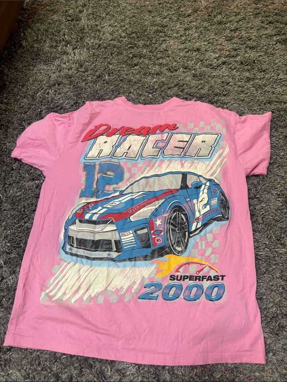 Pink Dream Racer Women’s Graphic Tee